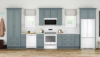 Lave-vaisselle portatif Whirlpool de 24 po et de 64 dBA avec commandes à l'avant - blanc - WDP370PAHW