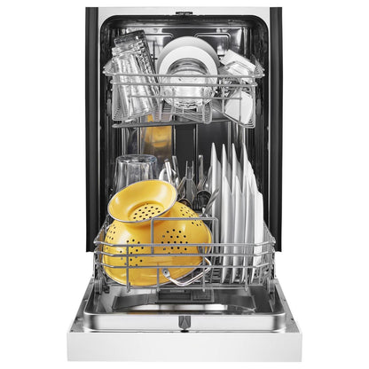 Lave-vaisselle encastré Whirlpool de 18 po et de 50 dBA avec commandes à l’avant - blanc - WDPS5118PW | Whirlpool 18 50 dBA Built-In Front-Control Dishwasher - White - WDPS5118P…