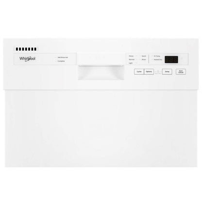 Lave-vaisselle encastré Whirlpool de 18 po et de 50 dBA avec commandes à l’avant - blanc - WDPS5118PW | Whirlpool 18 50 dBA Built-In Front-Control Dishwasher - White - WDPS5118P…