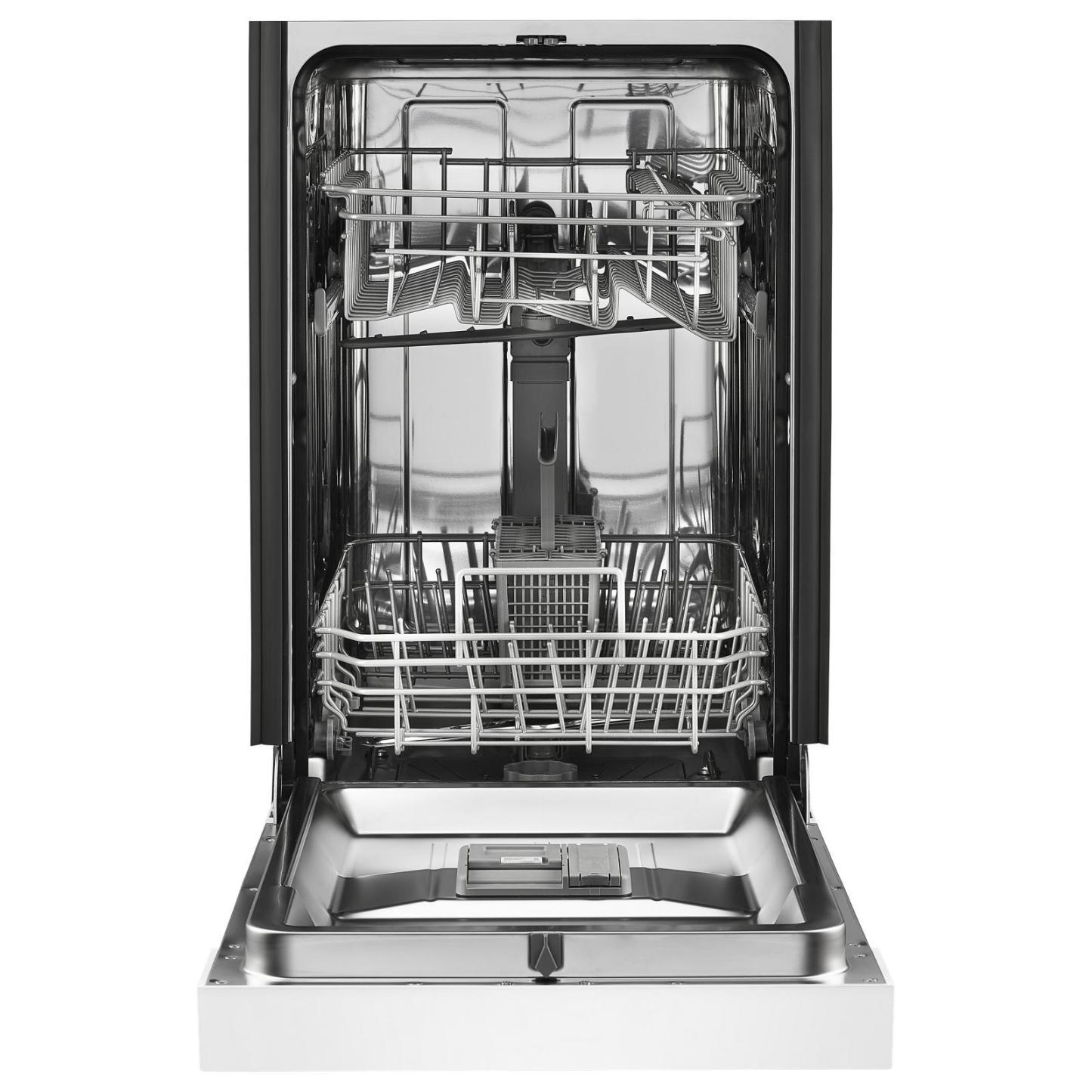 Lave-vaisselle encastré Whirlpool de 18 po et de 50 dBA avec commandes à l’avant - blanc - WDPS5118PW | Whirlpool 18 50 dBA Built-In Front-Control Dishwasher - White - WDPS5118P…