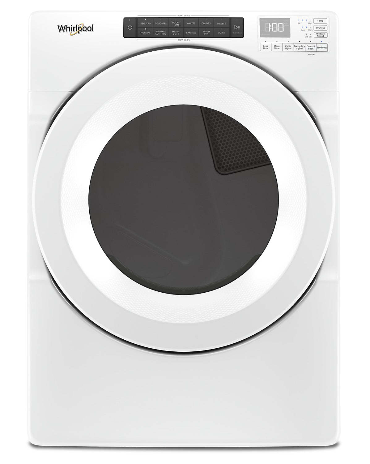 Whirlpool 7,4 pi³ Sécheuse à gaz - blanche - superposable - WGD560LHW