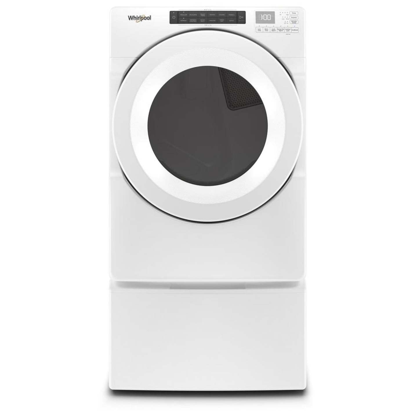 Whirlpool 7,4 pi³ Sécheuse à gaz - blanche - superposable - WGD560LHW