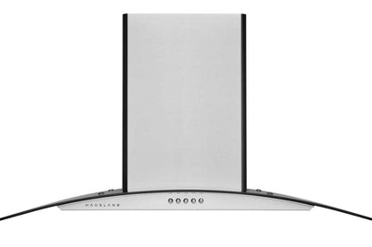 Hotte de cuisine murale Hauslane 36 avec auvent en verre - WM-600SS-36|Hotte de cuisinière murale Hauslane de 36 po de style auvent en verre - WM-600SS-36