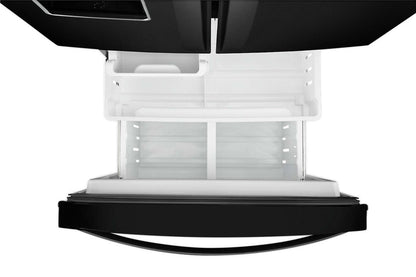 Réfrigérateur Whirlpool de 30 pi³ et de 20 po à portes françaises - noir - WRF560SEHB | Whirlpool 30 20 Cu. Ft. French-Door Refrigerator - Black - WRF560SEHB