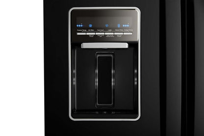 Réfrigérateur Whirlpool de 30 pi³ et de 20 po à portes françaises - noir - WRF560SEHB | Whirlpool 30 20 Cu. Ft. French-Door Refrigerator - Black - WRF560SEHB