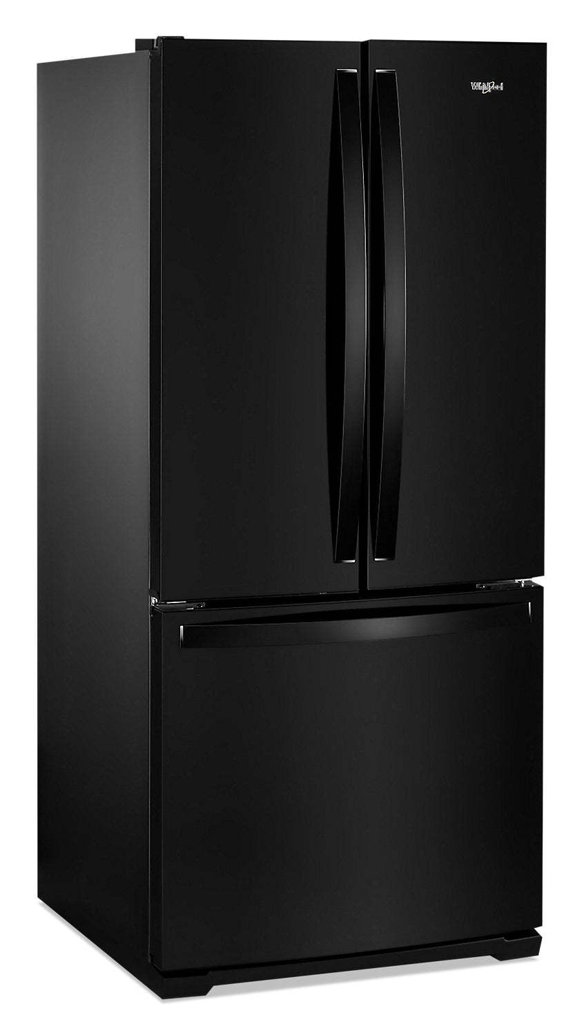 Réfrigérateur Whirlpool de 30 pi³ et de 20 po à portes françaises - noir - WRF560SMHB | Whirlpool 30 20 Cu. Ft. French-Door Refrigerator - Black - WRF560SMHB