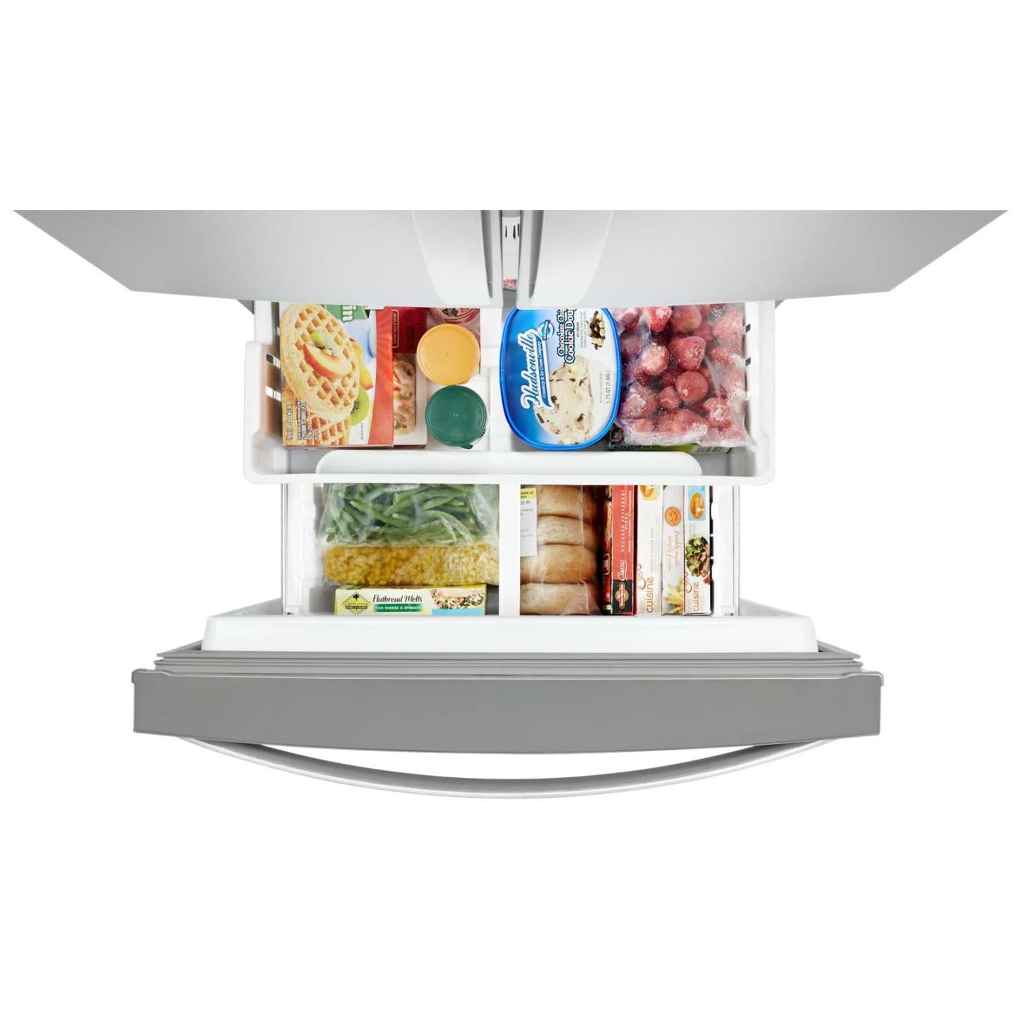 Réfrigérateur Whirlpool de 30 pi³ et de 20 po à portes françaises - acier inoxydable résistant aux empreintes digitales - WRF560SF… | Whirlpool 30 20 Cu. Ft. French-Door Refrigerator - Fingerprint Resistant Stainless Steel - WRF560SF…