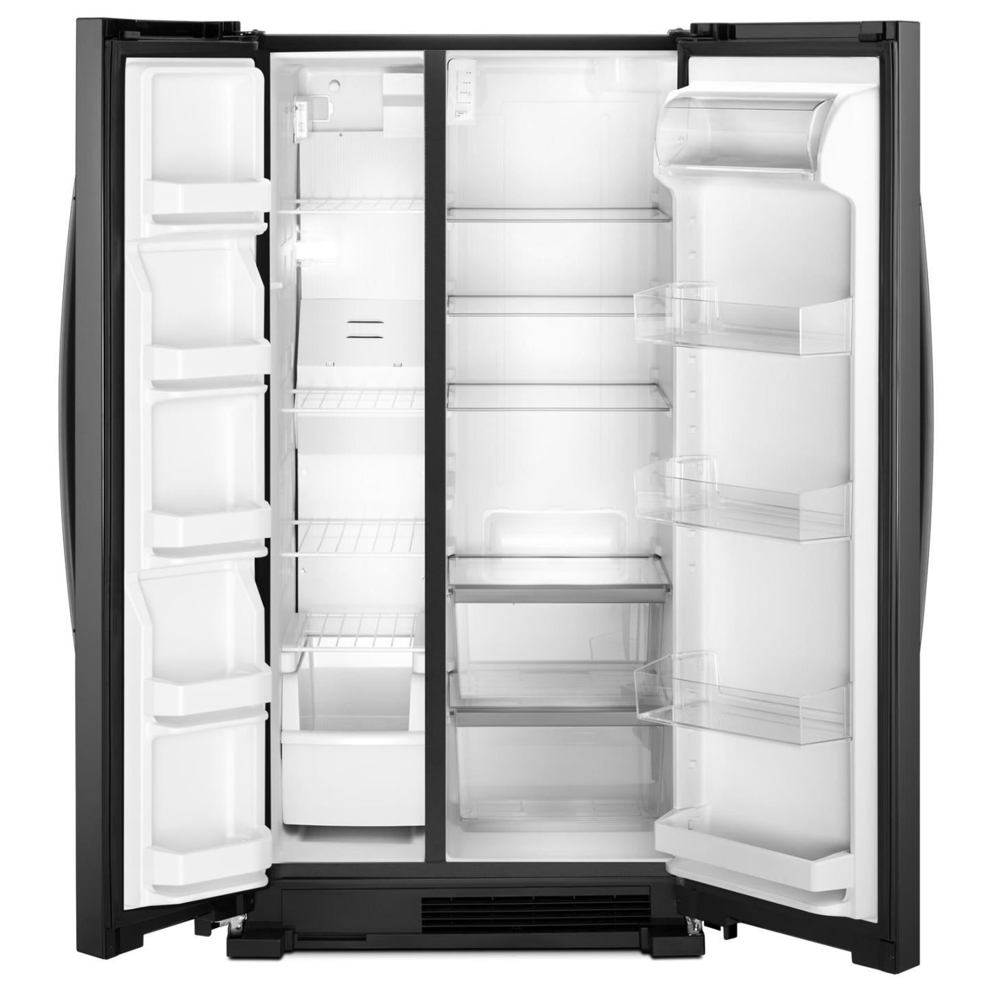 Réfrigérateur Whirlpool de 33 22 pi³ à compartiments juxtaposés - noir - WRS312SNHB | Whirlpool 33 22 Cu. Ft. Side-by-Side Refrigerator - Black - WRS312SNHB