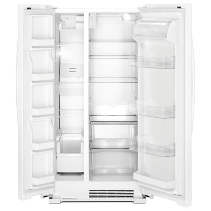 Réfrigérateur Whirlpool de 33 22 pi³ à compartiments juxtaposés - blanc - WRS312SNHW | Whirlpool 33 22 Cu. Ft. Side-by-Side Refrigerator - White - WRS312SNHW