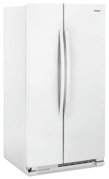 Réfrigérateur Whirlpool de 36 po et de 25 pi³ à compartiments juxtaposés - blanc - WRS315SNHW | Tourbillon 36 25 Cu. Fort. Réfrigérateur côte à côte - Blanc - WRS315SNHW