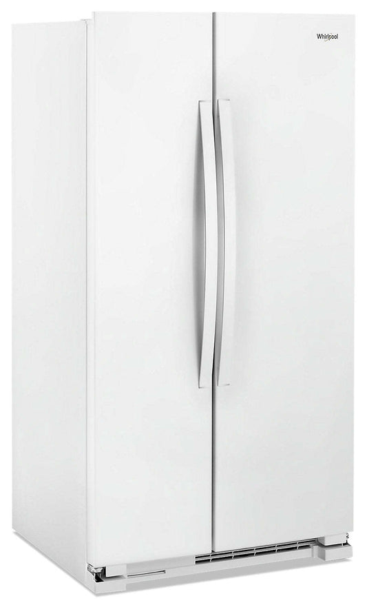 Réfrigérateur Whirlpool de 36 po et de 25 pi³ à compartiments juxtaposés - blanc - WRS315SNHW | Tourbillon 36 25 Cu. Fort. Réfrigérateur côte à côte - Blanc - WRS315SNHW