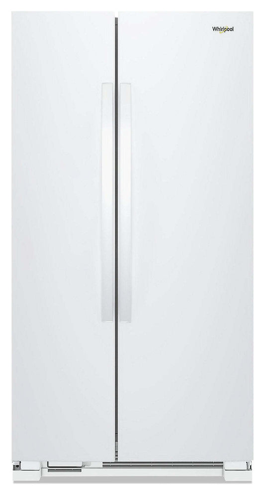 Réfrigérateur Whirlpool de 36 po et de 25 pi³ à compartiments juxtaposés - blanc - WRS315SNHW | Tourbillon 36 25 Cu. Fort. Réfrigérateur côte à côte - Blanc - WRS315SNHW