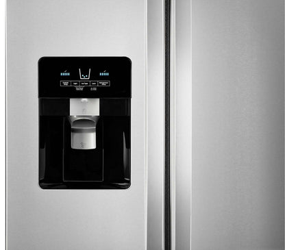 Réfrigérateur Whirlpool de 25 pi³ et de 36 po à compartiments juxtaposés - acier inoxydable résistant aux empreintes numériques - WRS325S…