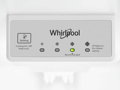 Réfrigérateur Whirlpool de 28 18 pi³ à congélateur supérieur - acier métallique résistant aux empreintes - WRT518SZFG | Réfrigérateur Whirlpool de 18 pi³ et de 28 po à congélateur supérieur - acier métallique résistant à…