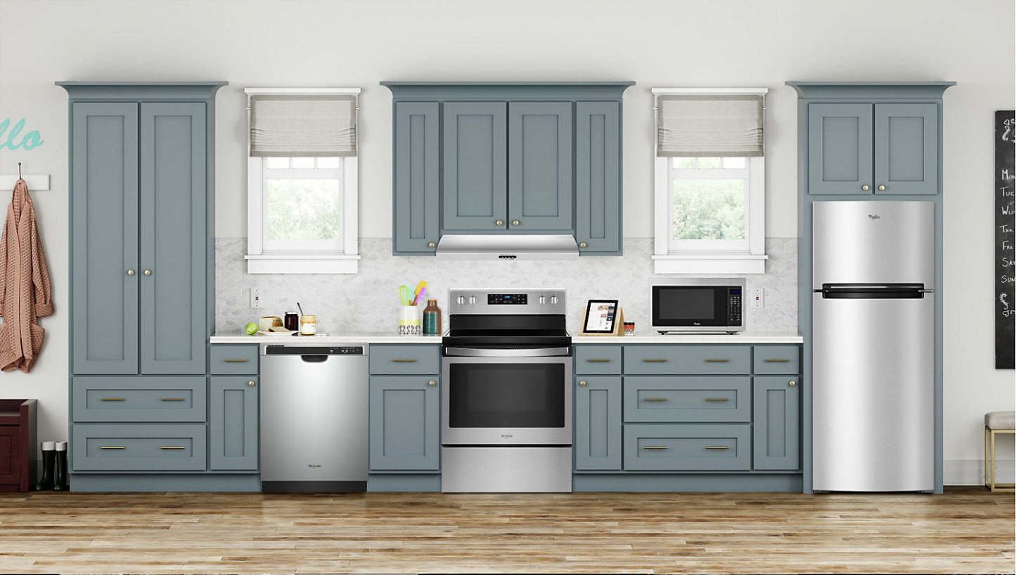 Réfrigérateur Whirlpool de 28 18 pi³ à congélateur supérieur - acier métallique résistant aux empreintes - WRT518SZFG | Réfrigérateur Whirlpool de 18 pi³ et de 28 po à congélateur supérieur - acier métallique résistant à…