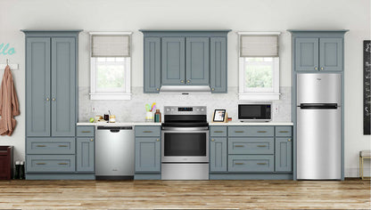 Réfrigérateur Whirlpool de 28 18 pi³ à congélateur supérieur - acier métallique résistant aux empreintes - WRT518SZFG | Réfrigérateur Whirlpool de 18 pi³ et de 28 po à congélateur supérieur - acier métallique résistant à…