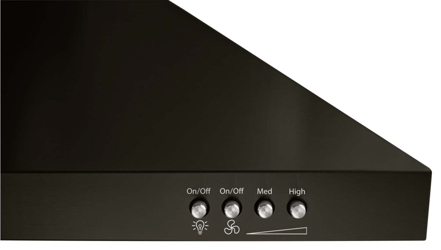 Whirlpool 36 Hotte de cuisinière murale contemporaine - WVW53UC6HV|Hotte de cuisinière murale contemporaine Whirlpool de 36 po - WVW53UC6HV|WVW5336V