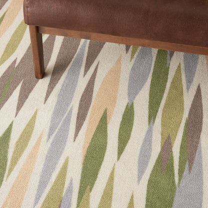 Tapis d'intérieur/extérieur moderne abstrait Waverly Sun N' Shade