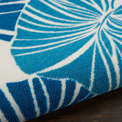 Tapis d'intérieur/extérieur Waverly Sun N' Shade à motif botanique moderne