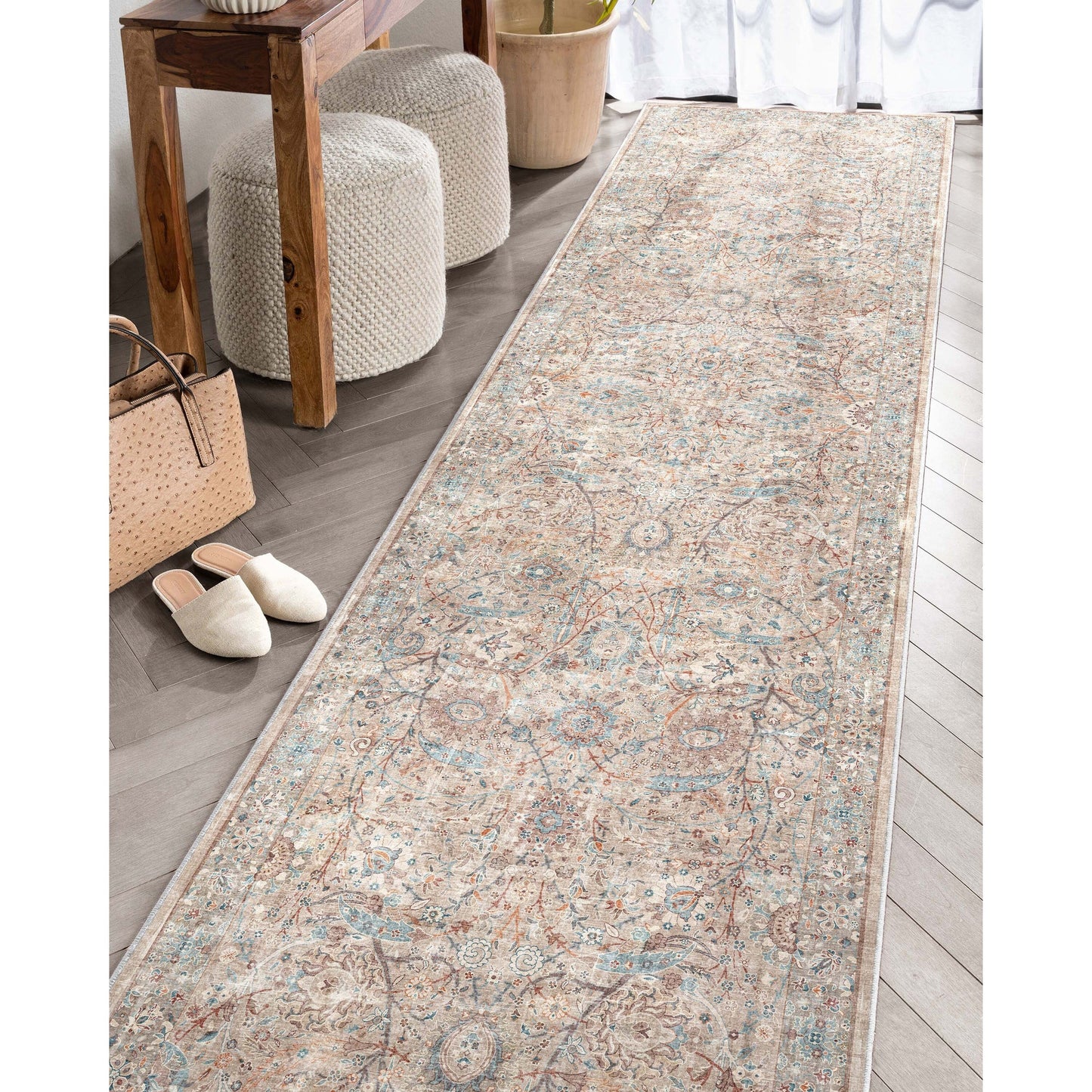 Tapis tissé à plat Well Woven Asha Vintage Emilia