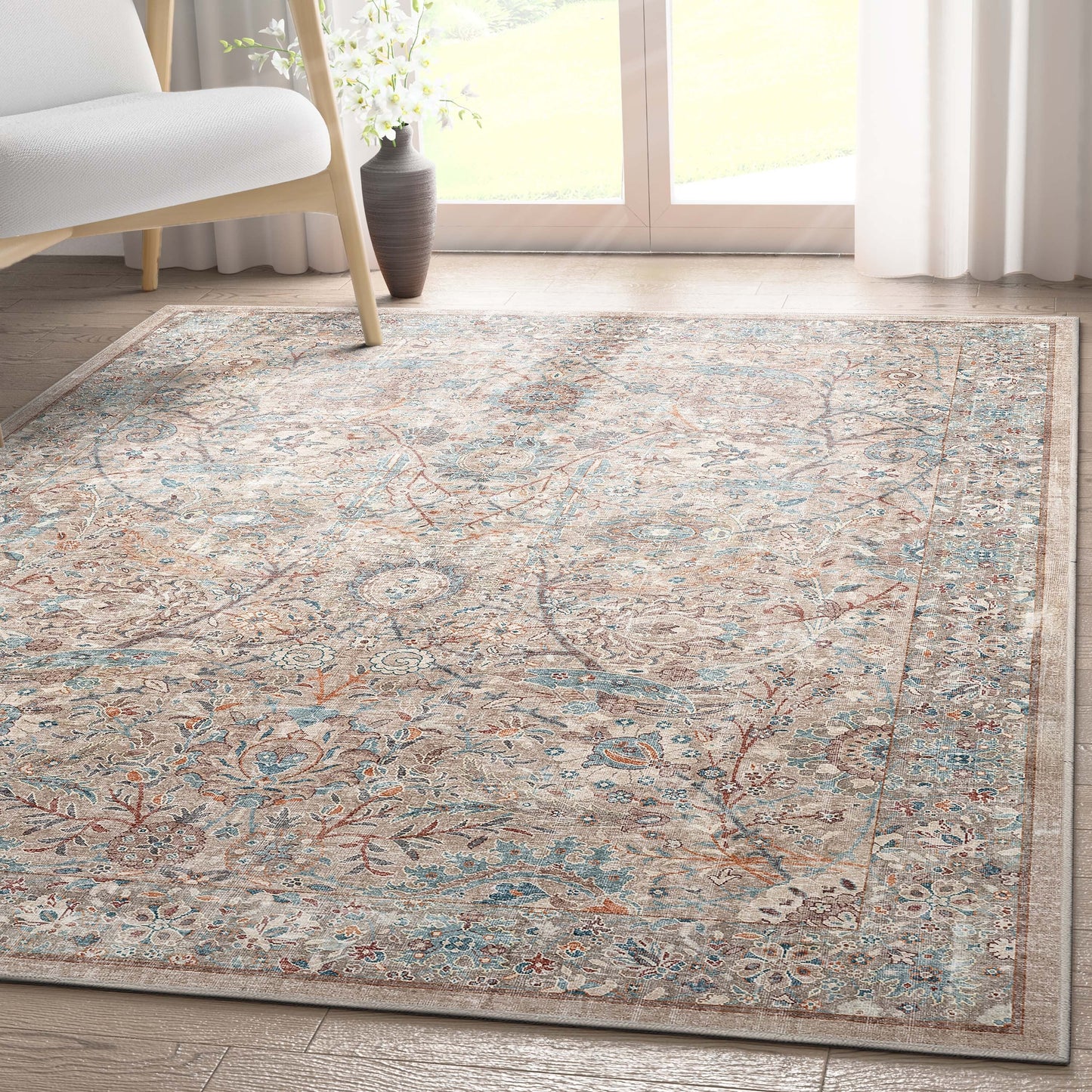 Tapis tissé à plat Well Woven Asha Vintage Emilia