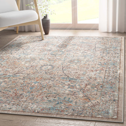 Tapis tissé à plat Well Woven Asha Vintage Emilia