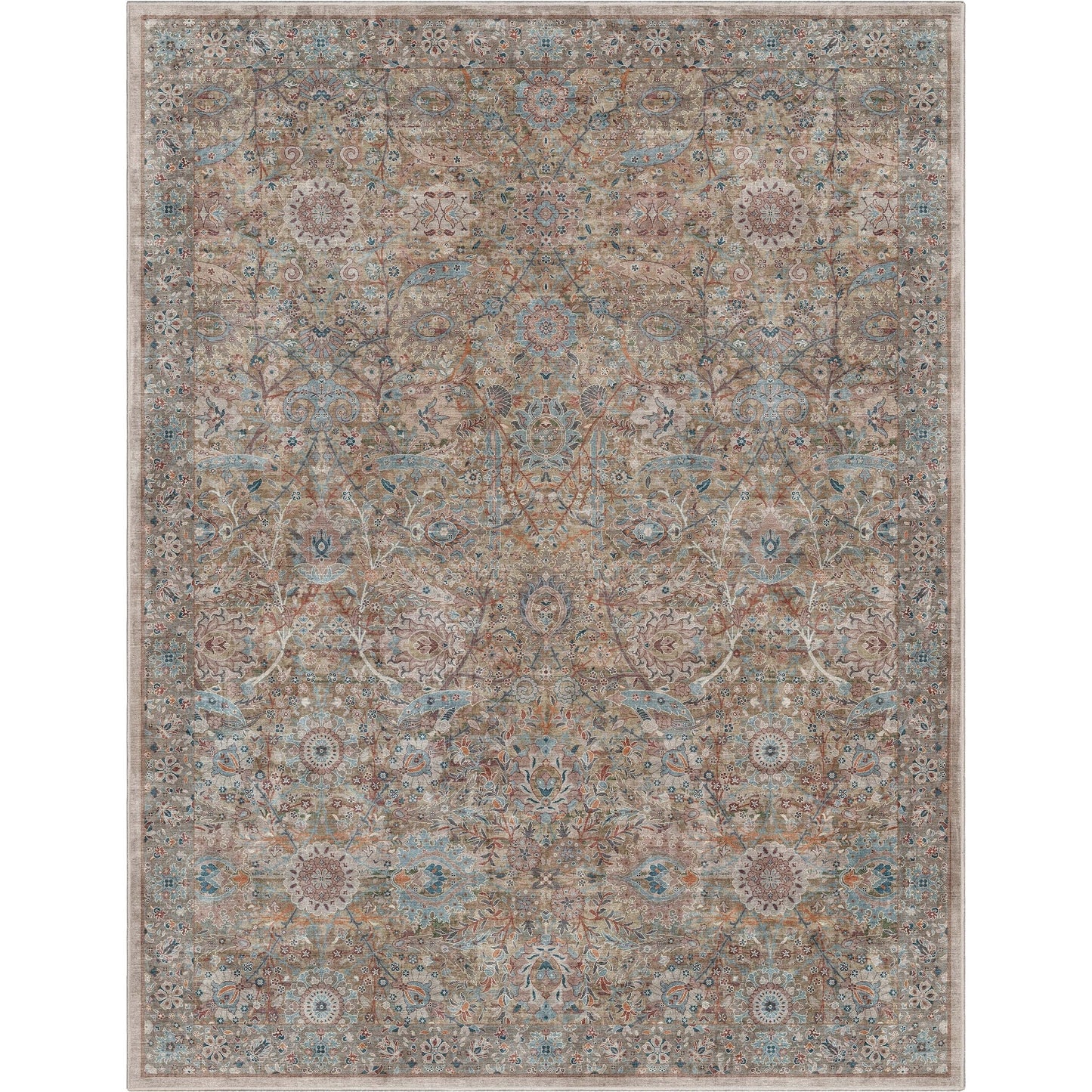 Tapis tissé à plat Well Woven Asha Vintage Emilia