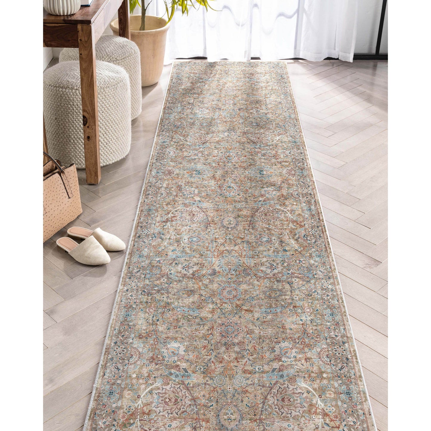 Tapis tissé à plat Well Woven Asha Vintage Emilia
