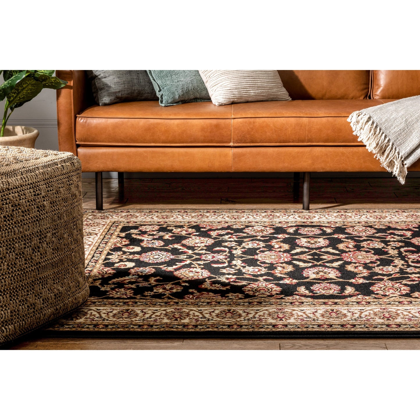 Tapis oriental persan traditionnel Barclay Sarouk bien tissé