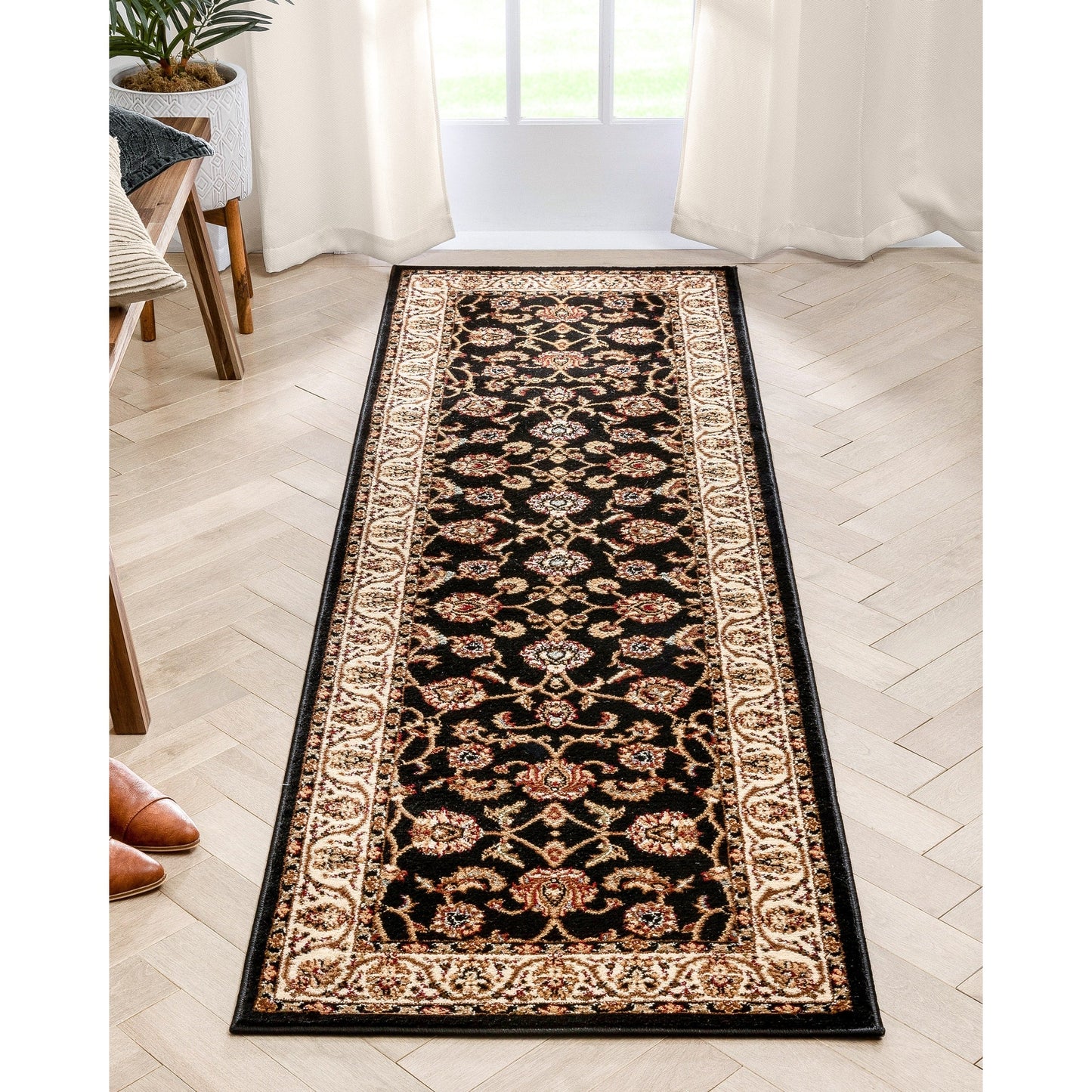 Tapis oriental persan traditionnel Barclay Sarouk bien tissé