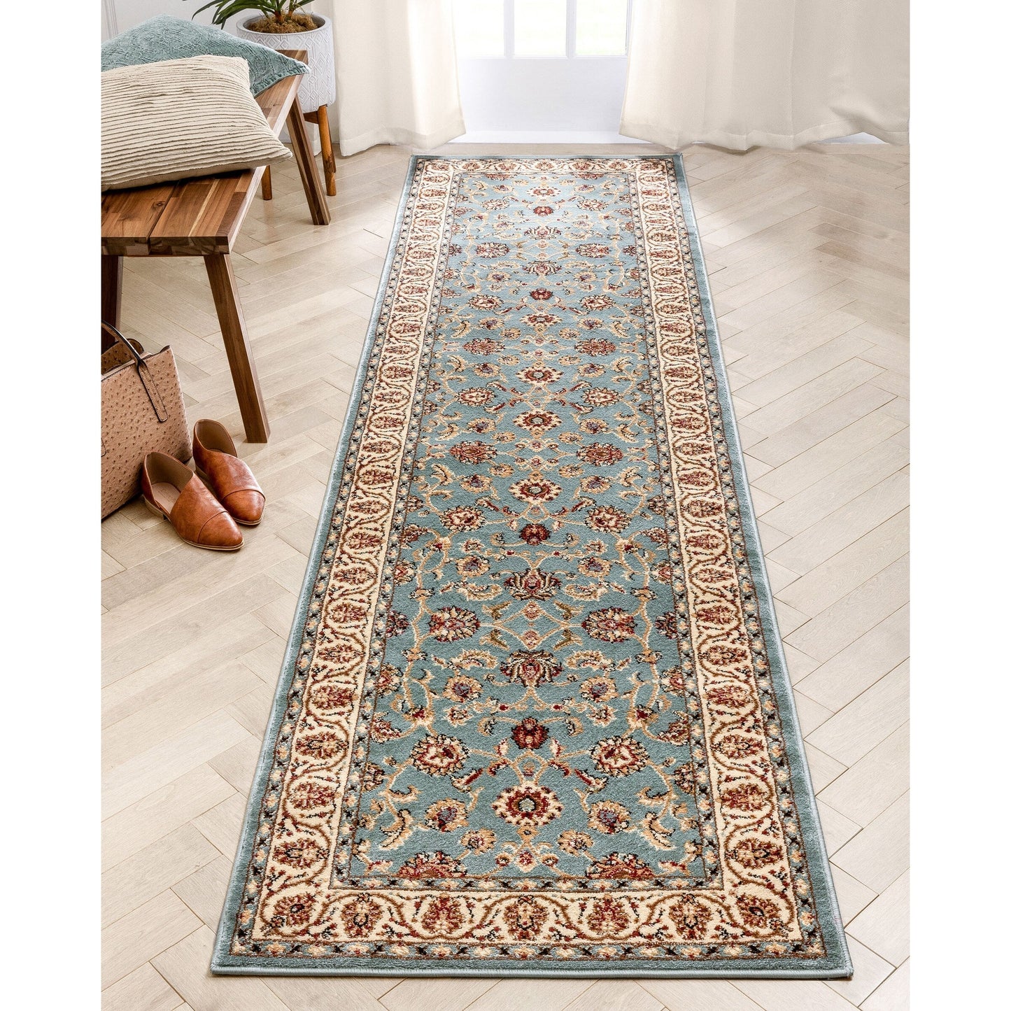 Tapis oriental persan traditionnel Barclay Sarouk bien tissé