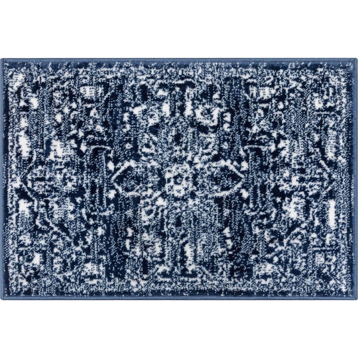 Tapis de sol bohème oriental vintage à motif floral, tissé avec soin et éblouissant.