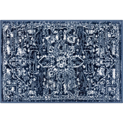 Tapis de sol bohème oriental vintage à motif floral, tissé avec soin et éblouissant.