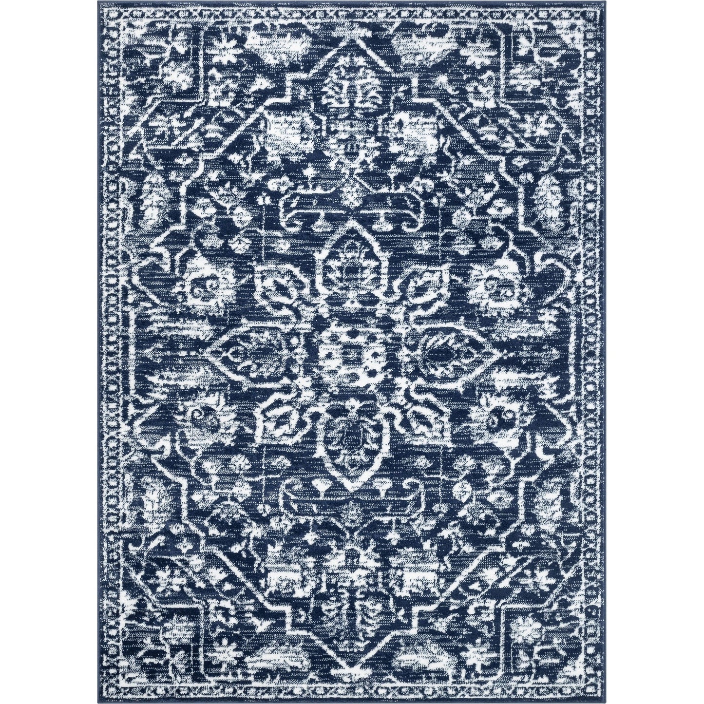 Tapis de sol bohème oriental vintage à motif floral, tissé avec soin et éblouissant.
