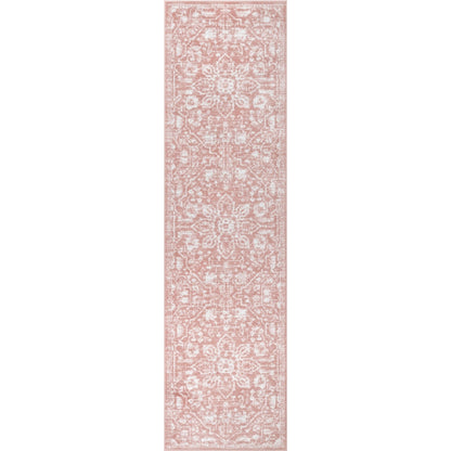 Tapis de sol bohème oriental vintage à motif floral, tissé avec soin et éblouissant.