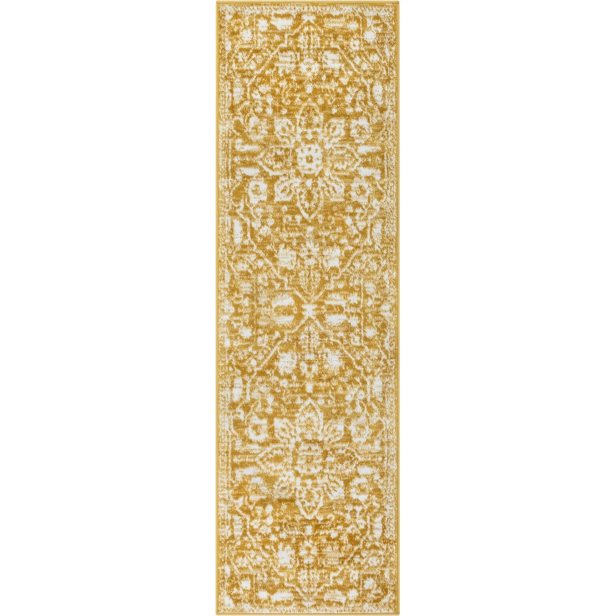 Tapis de sol bohème oriental vintage à motif floral, tissé avec soin et éblouissant.