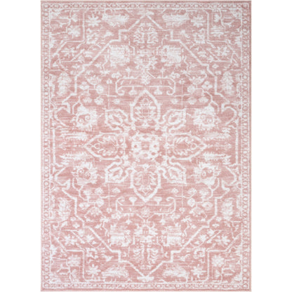 Tapis de sol bohème oriental vintage à motif floral, tissé avec soin et éblouissant.