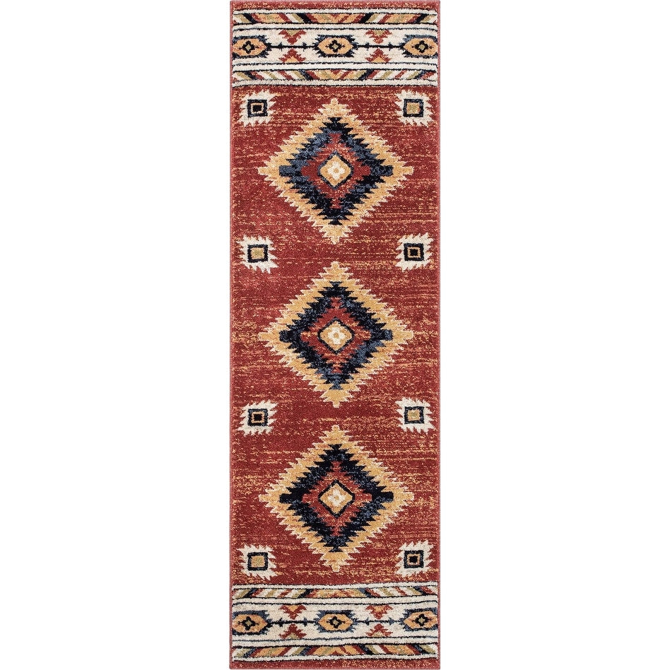 Tapis tribal du sud-ouest de Tulsa Lea, tissé avec soin
