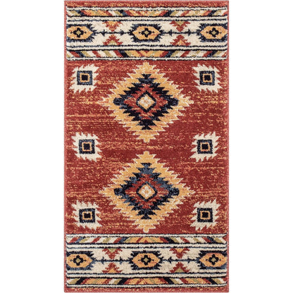 Tapis tribal du sud-ouest de Tulsa Lea, tissé avec soin