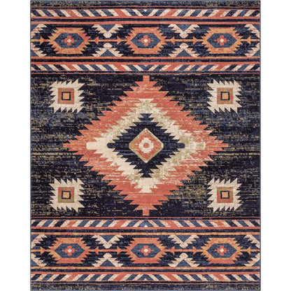 Tapis tribal du sud-ouest de Tulsa Lea, tissé avec soin