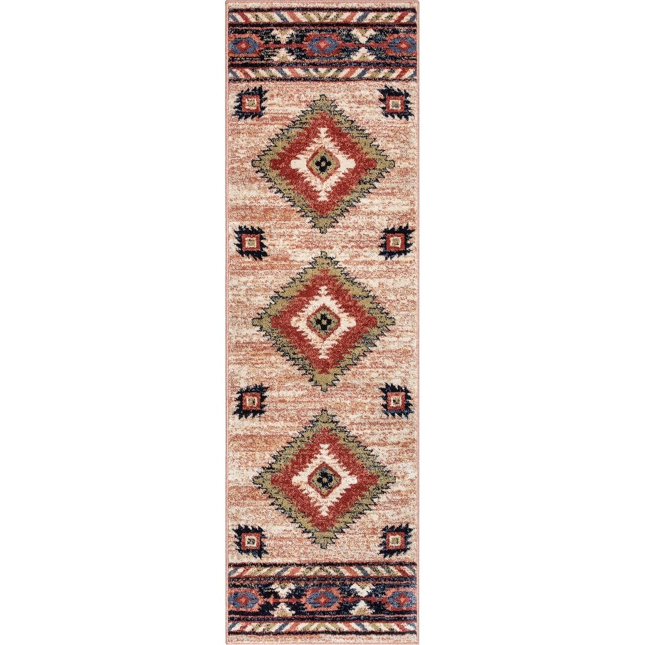 Tapis tribal du sud-ouest de Tulsa Lea, tissé avec soin