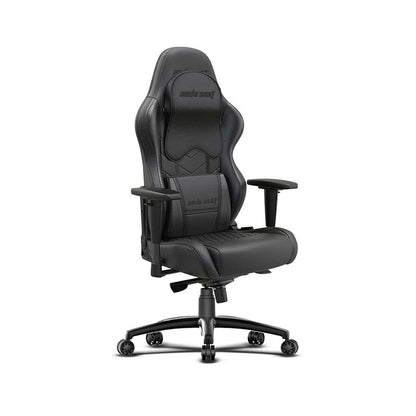 Anda Seat Dark Wizard Premium Genuine Leather Gaming Chair - Black|Fauteuil de jeu de qualité supérieure Dark Wizard de Anda Seat en cuir véritable – noir