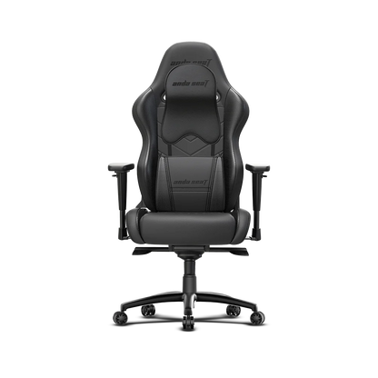 Anda Seat Dark Wizard Premium Genuine Leather Gaming Chair - Black|Fauteuil de jeu de qualité supérieure Dark Wizard de Anda Seat en cuir véritable – noir