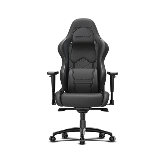 Anda Seat Dark Wizard Premium Genuine Leather Gaming Chair - Black|Fauteuil de jeu de qualité supérieure Dark Wizard de Anda Seat en cuir véritable – noir