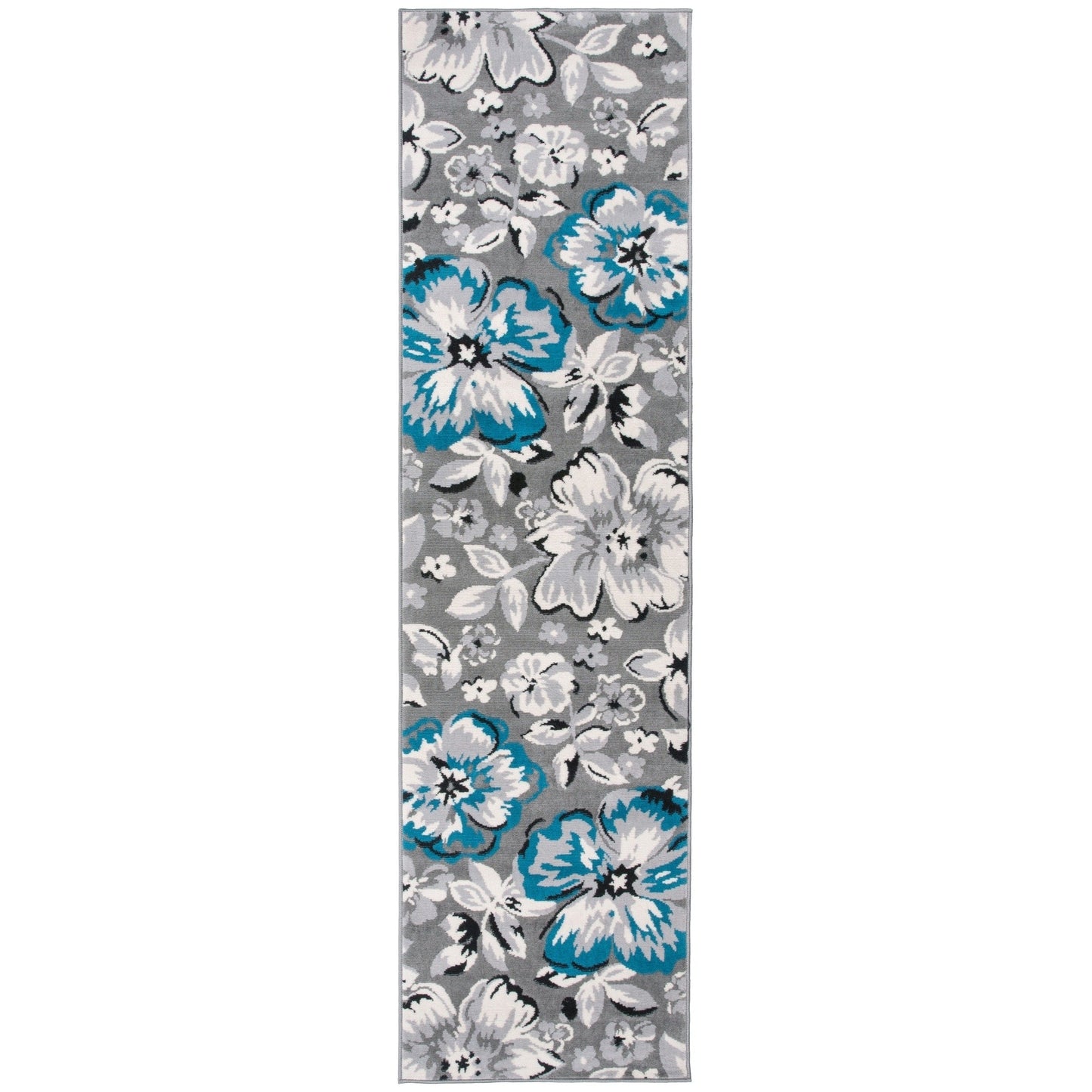 Tapis moderne à motif floral de la World Rug Gallery