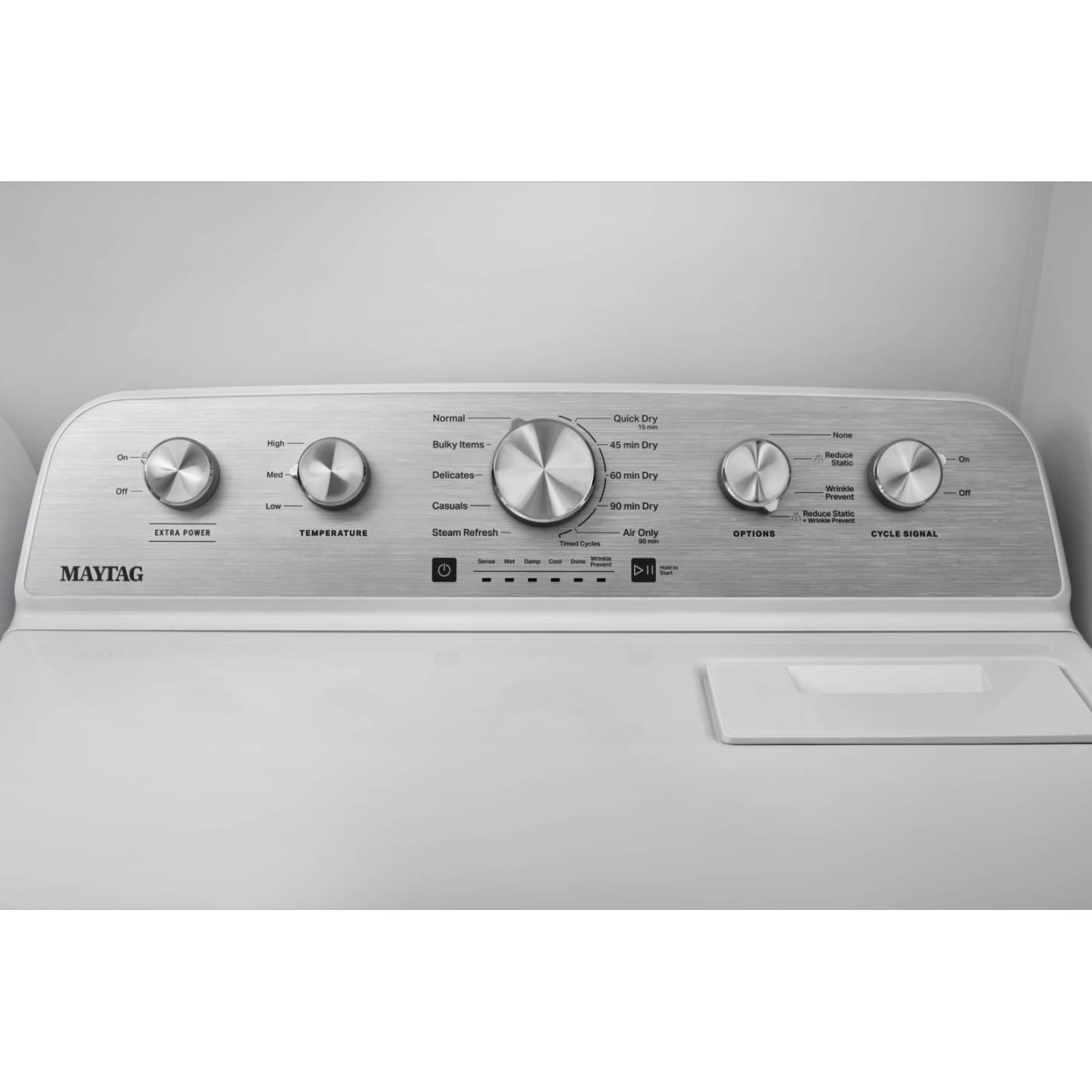 Maytag 7 Cu. Ft. Electric Dryer with Steam - White - YMED5430MW | Sécheuse électrique à la vapeur Maytag de 7 pi³ - blanche - YMED5430MW