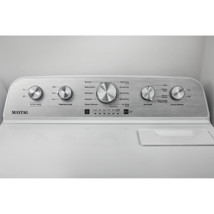 Maytag 7 Cu. Ft. Electric Dryer with Steam - White - YMED5430MW | Sécheuse électrique à la vapeur Maytag de 7 pi³ - blanche - YMED5430MW