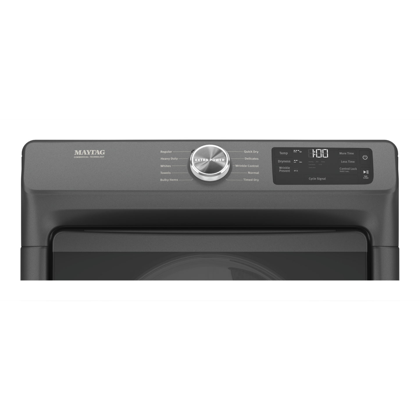 Sécheuse électrique Maytag de 7,3 pi³ - volcan noir - superposable - YMED5630MBK