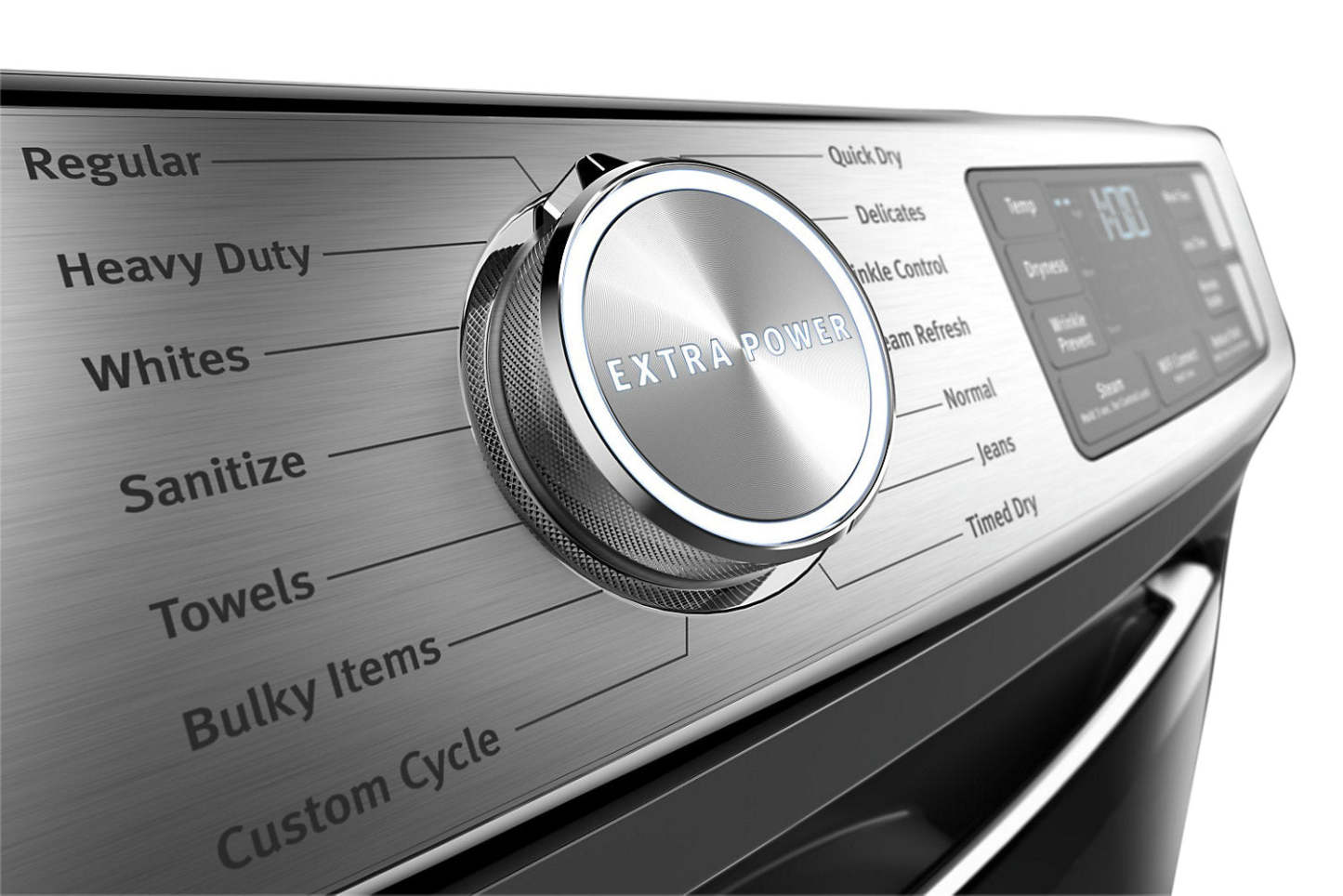 Sécheuse électrique intelligente Maytag de 7,3 pi³ avec vapeur - ardoise métallique - superposable - YMED8630HC | Maytag 7.3 Cu. Ft. Smart Electric Dryer with Steam - Metallic Slate - Stackable -…