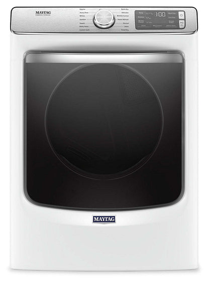 Maytag 7,3 Cu. Fort. Sécheuse à gaz intelligente avec vapeur - Blanc - Empilable - MGD8630HW | Sécheuse à gaz intelligente à la vapeur Maytag de 7,3 pi³ - blanche - superposable - MGD8630HW